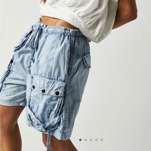 Free People Moon Bay Parachute Shorts